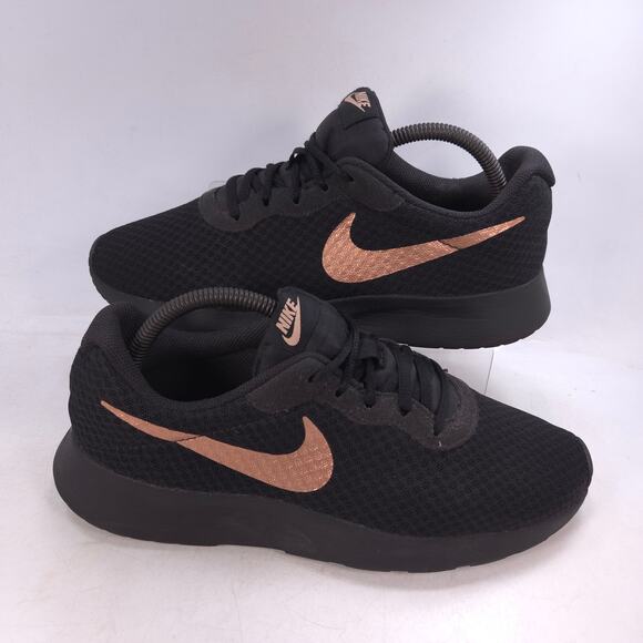 Nike Tanjun Athletic Lace Up Running Shoe Womens Size 9.5 812655-005 Black - Picture 6 of 10